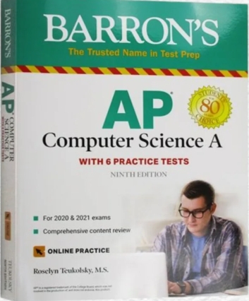 AP计算机科学教材CSA 《AP Computer Science A: With 6 Practice Tests》