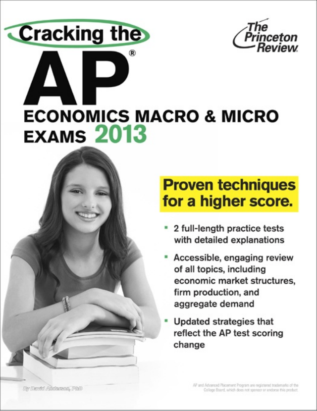 AP经济学教材下载《Cracking the AP Economics Macro & Micro Exams, 2013 Edition by Princeton Review 》